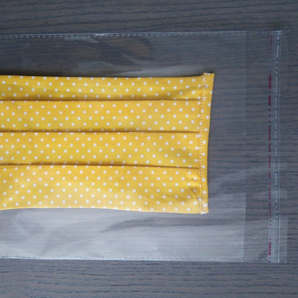 Полипропиленовая упаковка для маски с клеевым клапаном